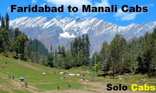faridabad to manali cabs